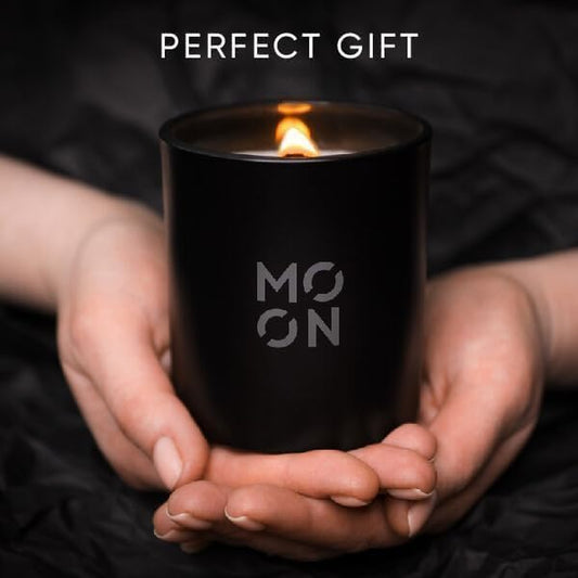 Coconut Scented Candle | Wood Wick | Clean Non Toxic | Luxury Candle | 8 Oz | 30 Hour Burn Time