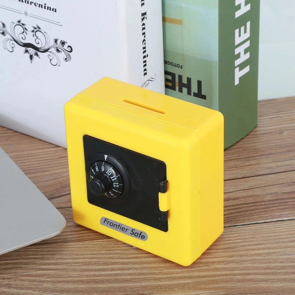 Mini ATM Piggy Bank ATM Machine Best Gift,Code Piggy Bank Money Counter Safe Box Coin Bank for Boys Girls Password Lock Case